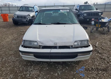 1991 Honda Civic Lx z USA, uszkodzony, nr VIN 1HGED365XML058945